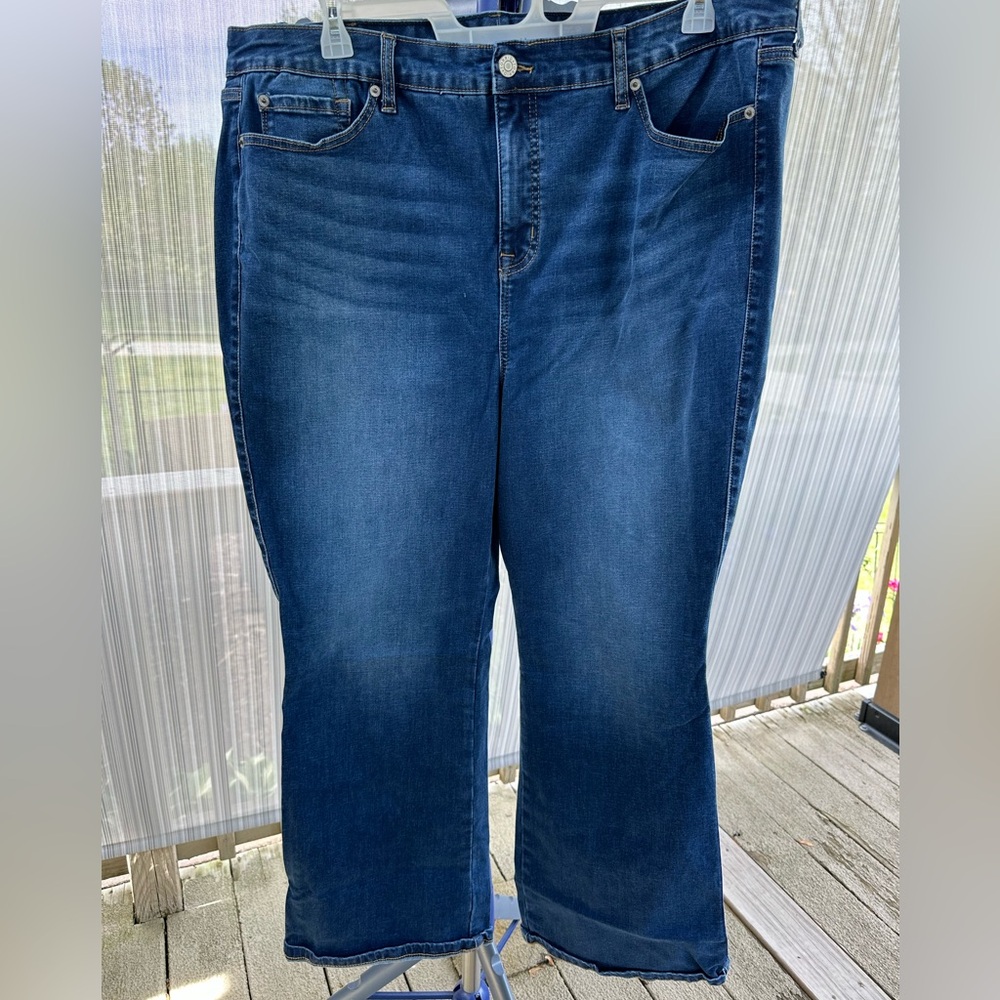 Torrid Blue Flare Wide Leg Jeans